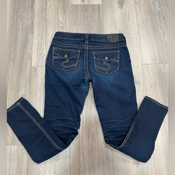 Silver Suki Mid Super Skinny Jean 29x31 - Picture 1 of 5